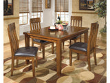 Ralene Medium Brown Dining Room Set / 5pc - Ornate Home