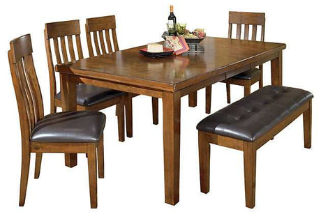 Ralene Medium Brown Dining Room Set with Server / 7pc - Ornate Home