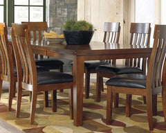 Ralene Medium Brown Dining Table w/ Butterfly Extension - Ornate Home