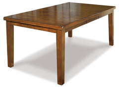 Ralene Medium Brown Dining Table w/ Butterfly Extension - Ornate Home