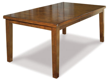Ralene Medium Brown Dining Table w/ Butterfly Extension - Ornate Home