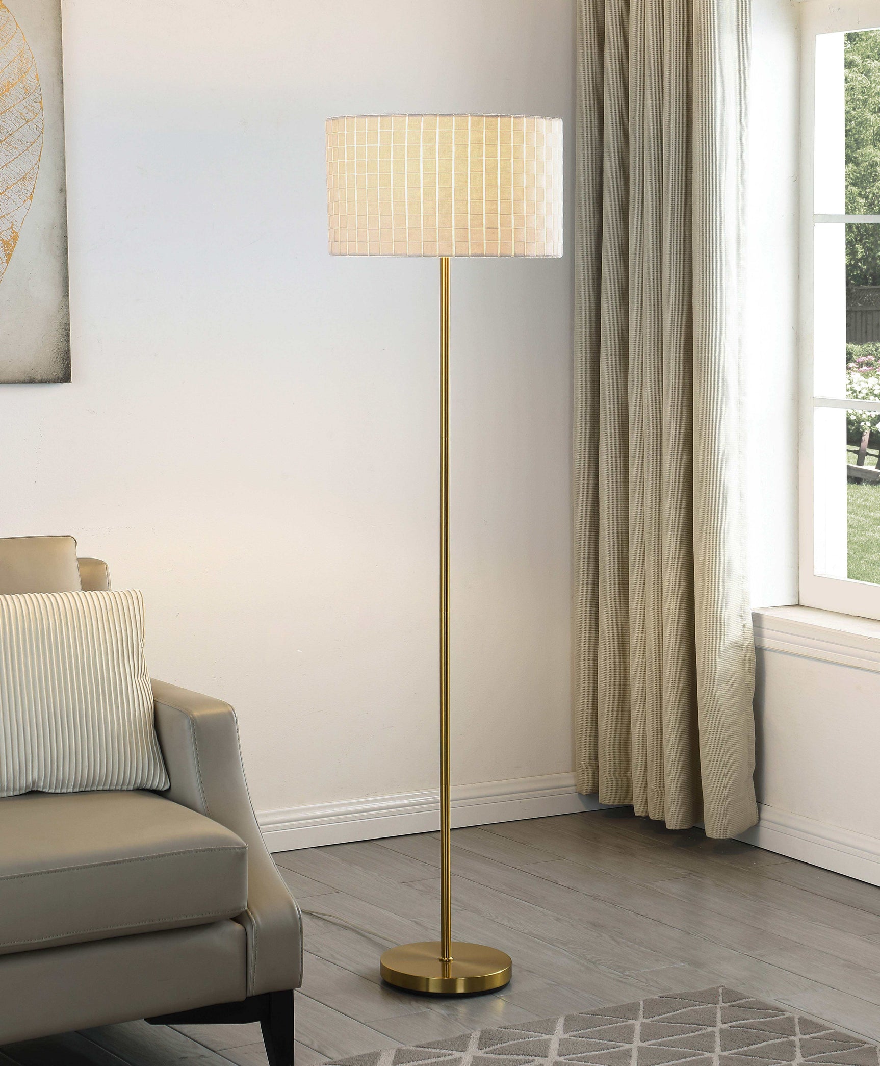 Ramiro Gold Floor Lamp - Ornate Home