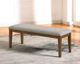 Rapidview Walnut/Light Gray Bench - Ornate Home
