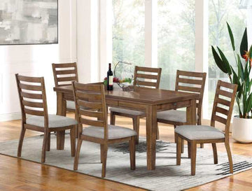 Rapidview Walnut/Light Gray Dining Table - Ornate Home