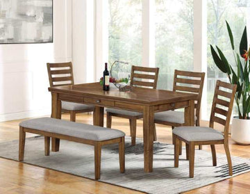 Rapidview Walnut/Light Gray Dining Table - Ornate Home