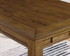 Rapidview Walnut/Light Gray Dining Table - Ornate Home