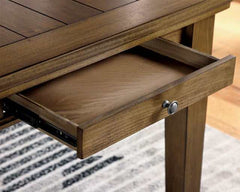 Rapidview Walnut/Light Gray Dining Table - Ornate Home