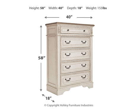 Realyn Chest 58" Height - Ornate Home