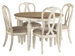 Realyn Chipped White Dining Chair (Set of 2) - Ornate Home