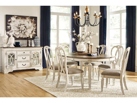 Realyn Chipped White Dining Chair (Set of 2) - Ornate Home