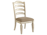 Realyn Chipped White Dining Room Set / 5pc - Ornate Home