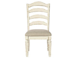 Realyn Chipped White Dining Room Set / 5pc - Ornate Home