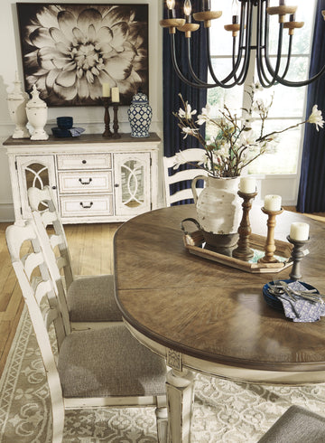 Realyn Dining Table w/ Extension Leaf - Ornate Home