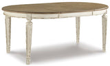 Realyn Dining Table w/ Extension Leaf - Ornate Home