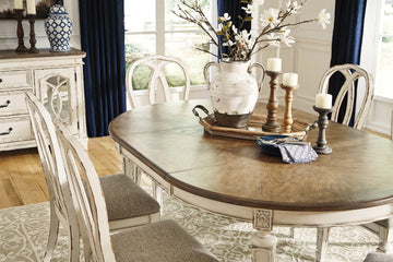 Realyn Dining Table w/ Extension Leaf - Ornate Home