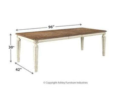 Realyn Dining Table w/ Extension Leaf - Ornate Home