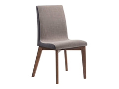 Redbridge Grey & Natural Walnut Side Chairs (Set of 2) - Ornate Home