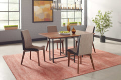 Redbridge Grey & Natural Walnut Side Chairs (Set of 2) - Ornate Home