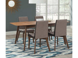 Redbridge Natural Walnut / Grey 5 Pc Dining Set - Ornate Home