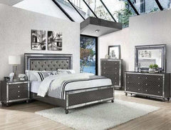 Refino Gray Nightstand - Ornate Home