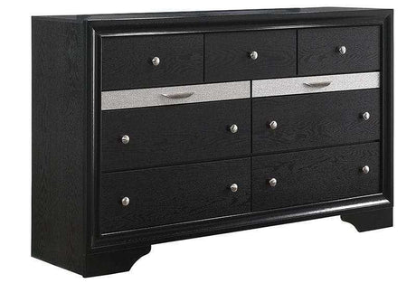 Regata Black Storage Platform Bedroom Sets - Ornate Home