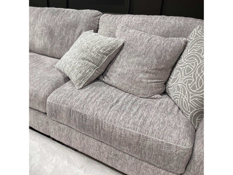 Regent Park Pewter 5pc Symmetrical Corner Sectional - Ornate Home