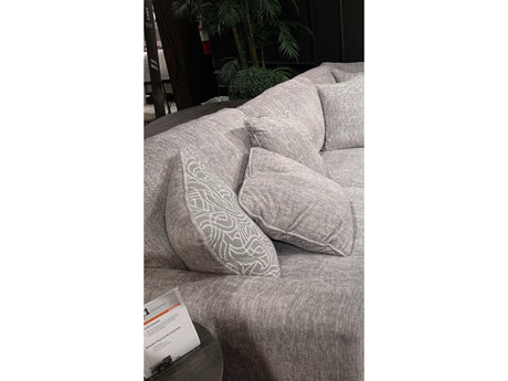 Regent Park Pewter 5pc Symmetrical Corner Sectional - Ornate Home