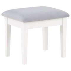 Regina White / Grey Vanity Set - Ornate Home