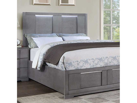 Regulus Gray California King Bed - Ornate Home