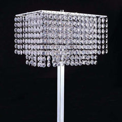 Rena Crystal & Chrome Table Lamp - Ornate Home