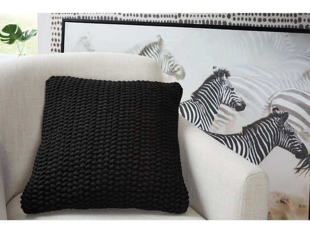 Renemore Black Pillow (Set of 4) - Ornate Home