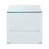 Retmo Clear End Table - Ornate Home