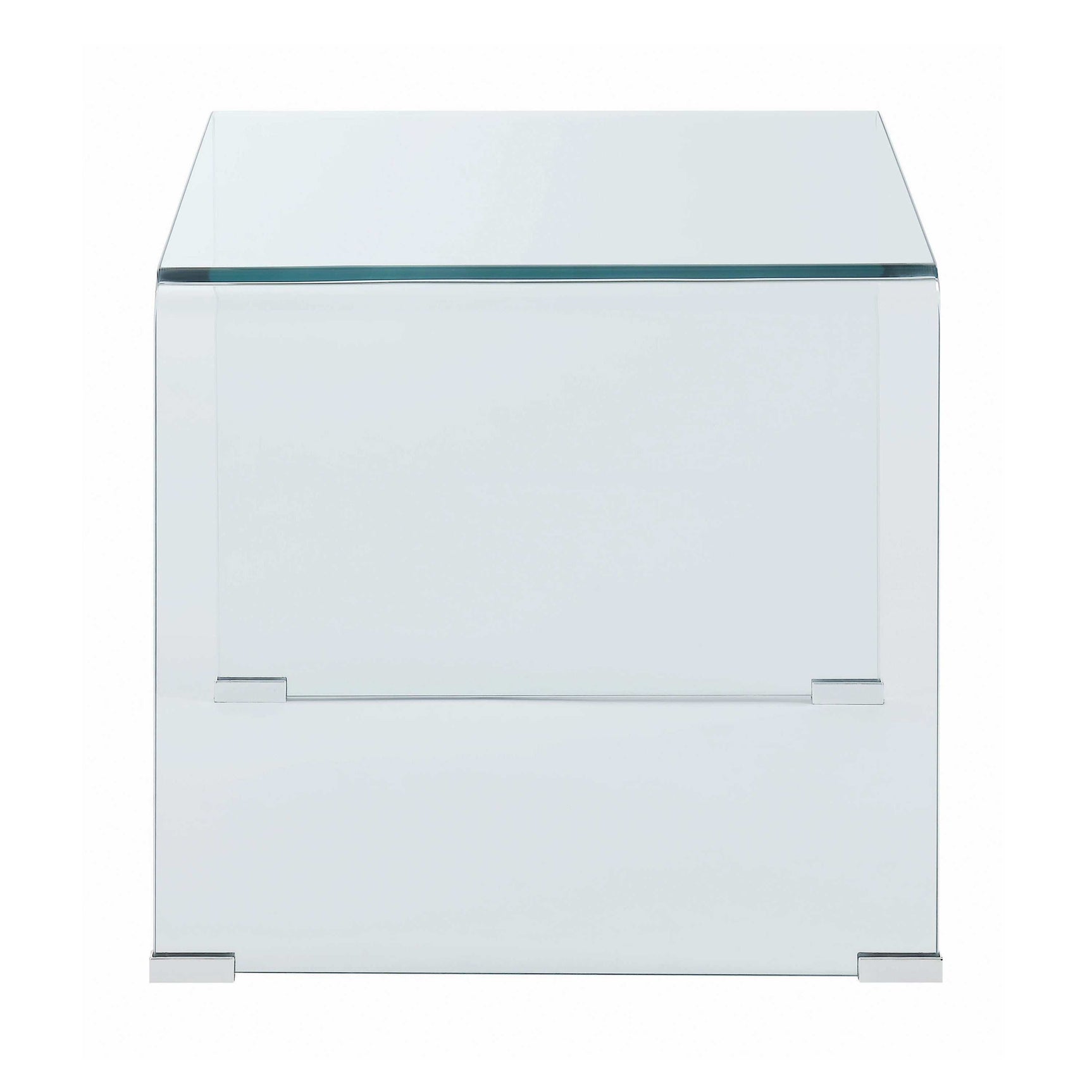 Retmo Clear End Table - Ornate Home