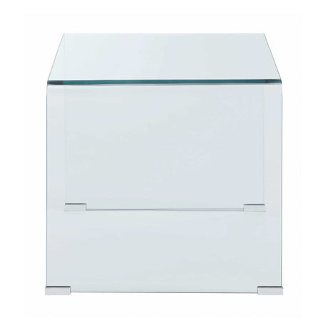 Retmo Clear End Table - Ornate Home