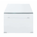 Retmo Clear Rectangular Coffee Table Clear - Ornate Home