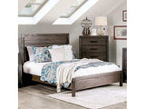 Rexburg Wire-Brushed Rustic Brown Full Bed - Ornate Home