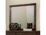Rexburg Wire-Brushed Rustic Brown Mirror - Ornate Home