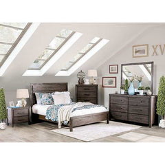 Rexburg Wire-Brushed Rustic Brown Mirror - Ornate Home