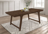 Reynolds Brown Oak Dining Table - Ornate Home