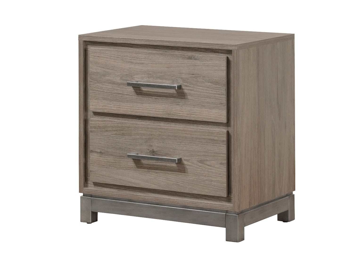 River Brown Nightstand - Ornate Home