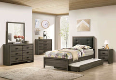 Roanne Gray Nightstand - Ornate Home