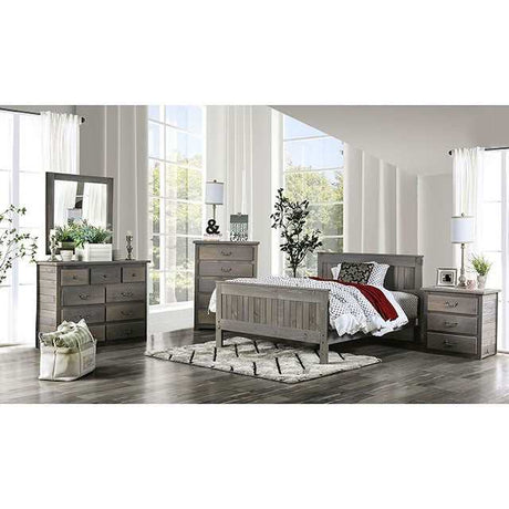 Rockwall Weathered Gray Queen Bed - Ornate Home