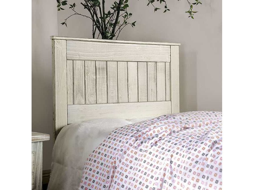 Rockwall White Queen Headboard - Ornate Home