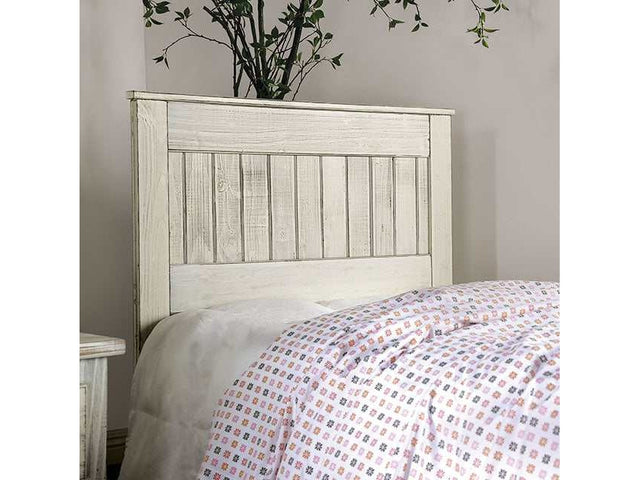 Rockwall White Twin Headboard - Ornate Home