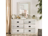 Rockwall Wire-Brushed White Dresser - Ornate Home