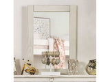 Rockwall Wire-Brushed White Mirror - Ornate Home