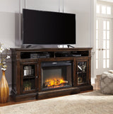 Roddinton Dark Brown 72" TV Stand - Ornate Home