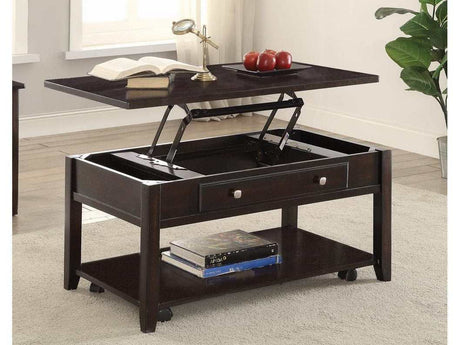 Rodric Walnut LiftTop Coffee Table - Ornate Home