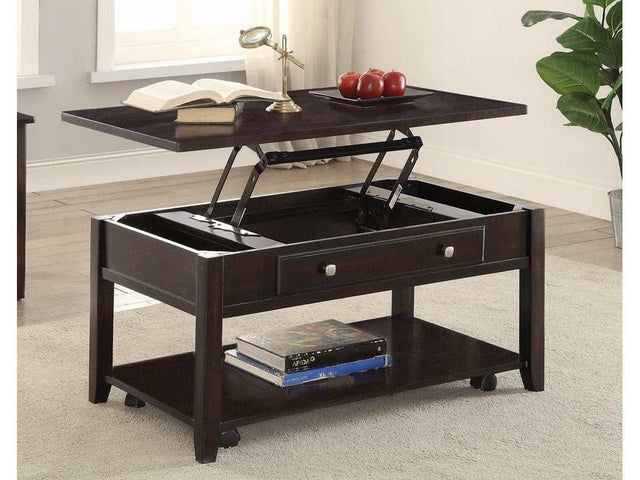 Rodric Walnut LiftTop Coffee Table - Ornate Home