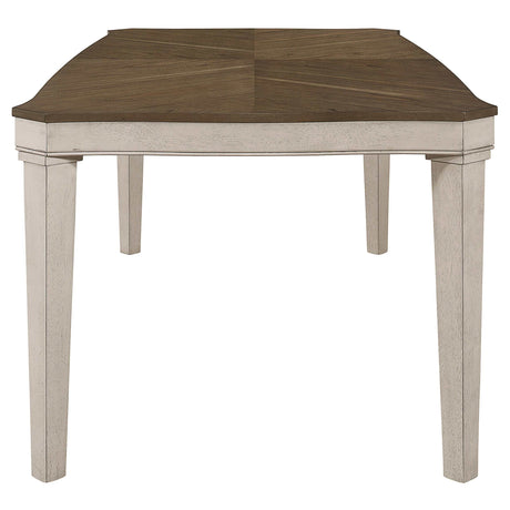 Ronnie Nutmeg / Rustic Cream Dining Table - Ornate Home